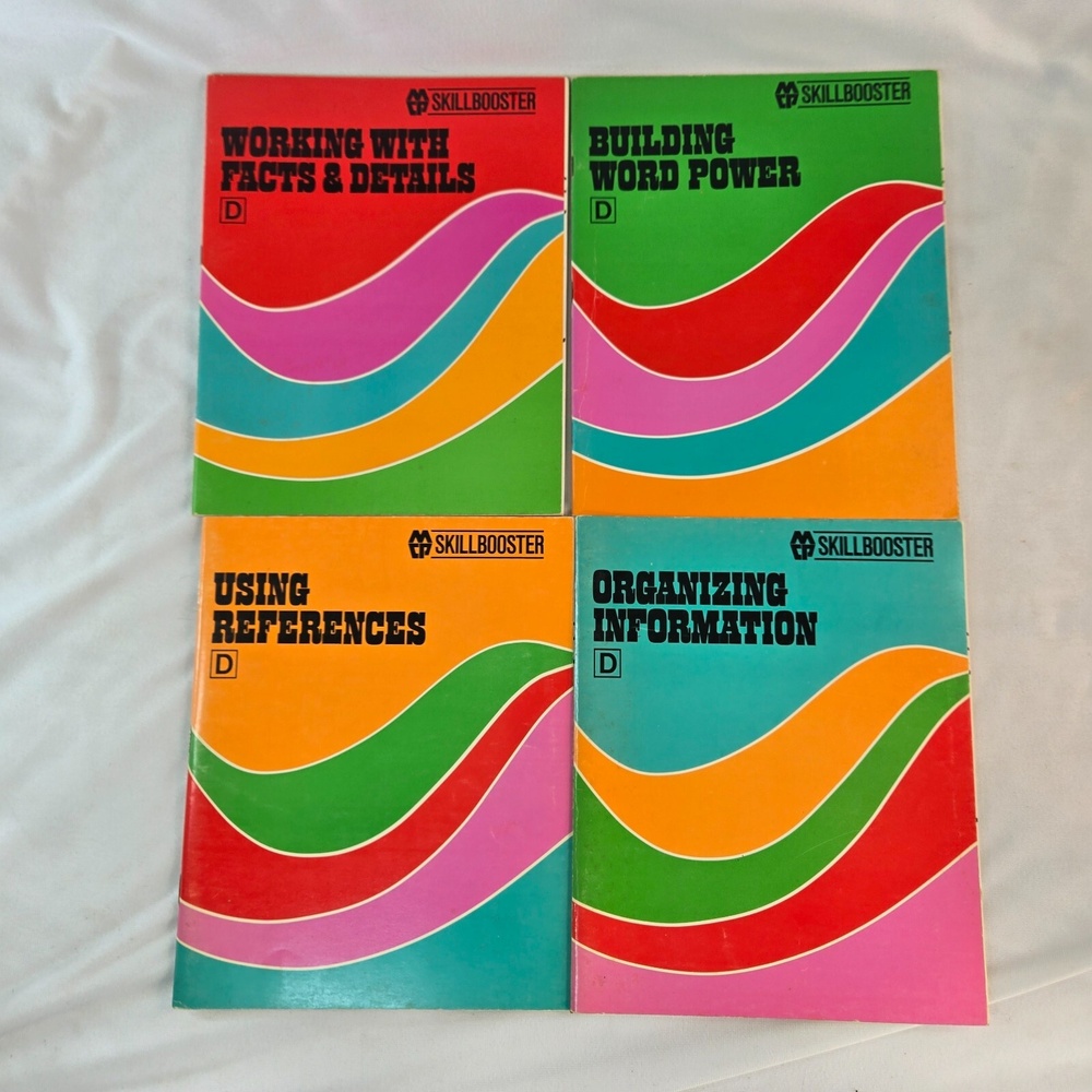 Modern Curriculum Press Skillboosters English Level D Set of 4 1975 Homeschool